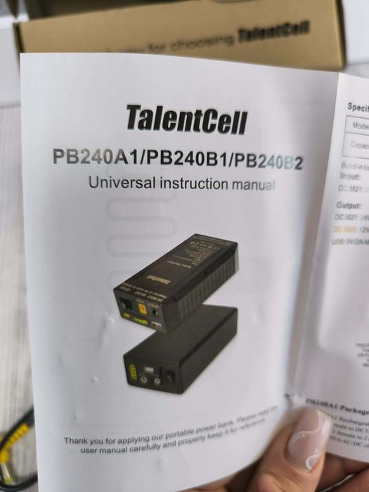 Nowy przenośny akumulator power bank