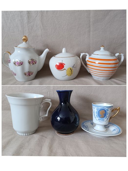 Чайный сервиз фарфоровый