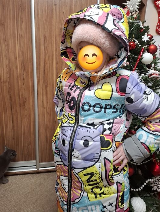 Дитячій пуховик зима