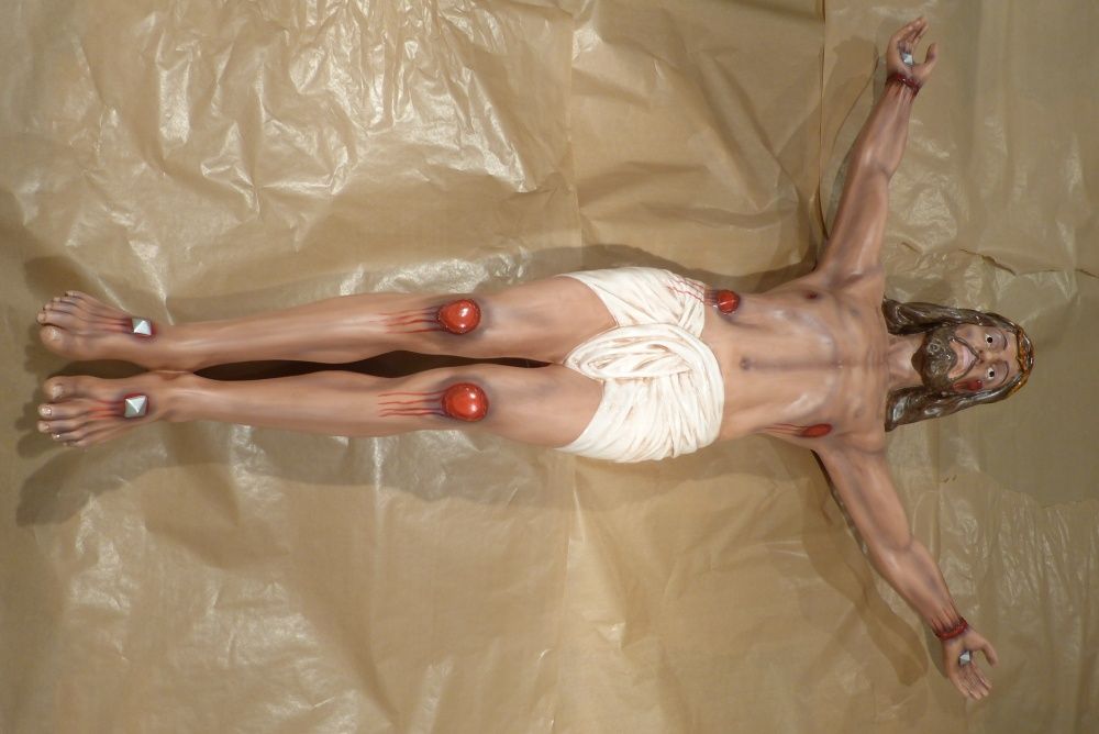 Cristo vivo em terracota 1,70m