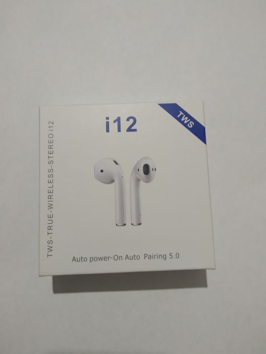 Бездротові навушники AirPods TWS i12 порадують тебе чудовим звучанням