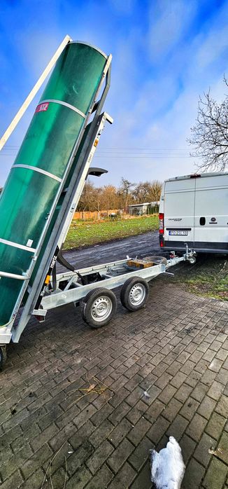 Przyczepka hydrauliczna do przewozu myjni tir