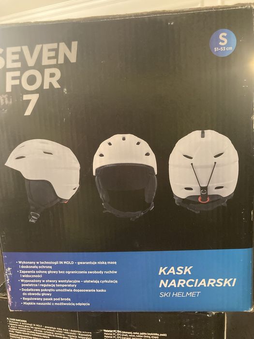 Kask narciarski rozmiar S