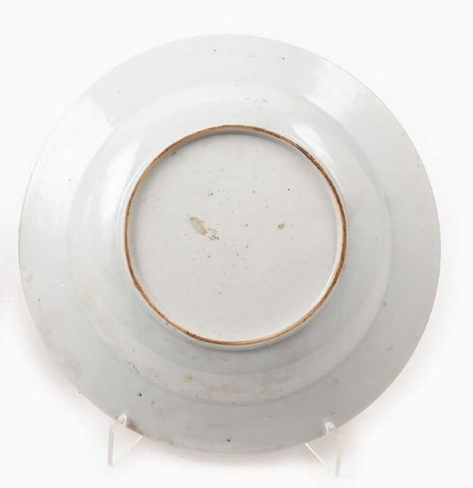 Prato em porcelana da China Companha das Índias Sec XVIII