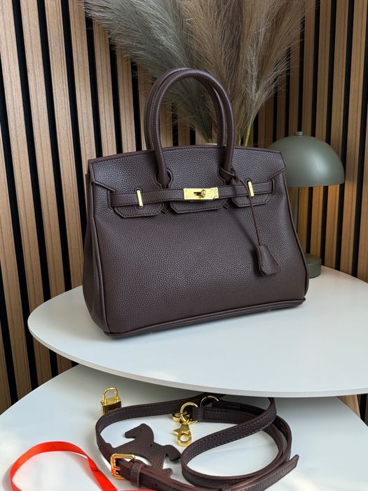 Сумка Hermes Birkin шоколадна
