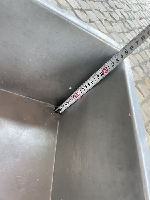 2 cubas inox individuais