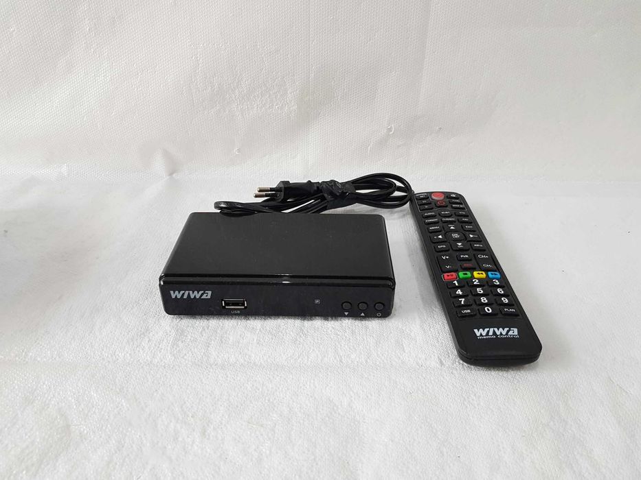 Tuner telewizji naziemnej TV DVB-T/T2 H.265 Hevc Wiwa