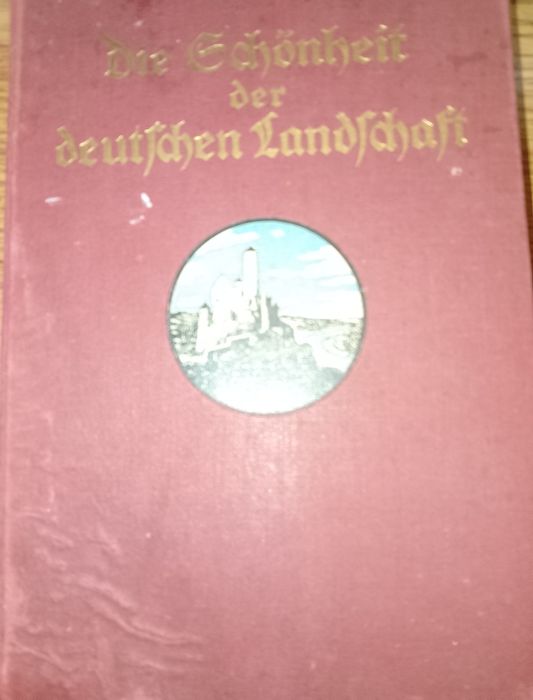 102 letnia ksiązka Piękno Niemieckiego Krajobrazu