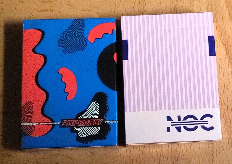 Superfly Butterfingers and NOC3000X2 Pink LIMITED Edition Playing Cards