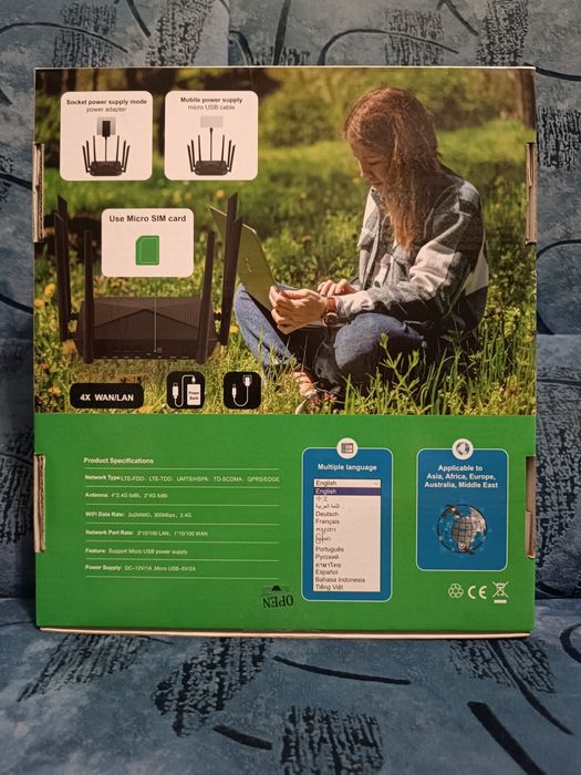 Wi-Fi роутер 4G  B618 з вбудованим 4G/5G модемом