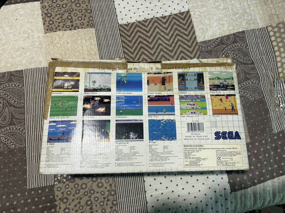 Master system em caixa