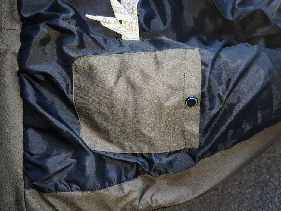 Куртка ZARA зимова - оливково-сіра, розмір S/M