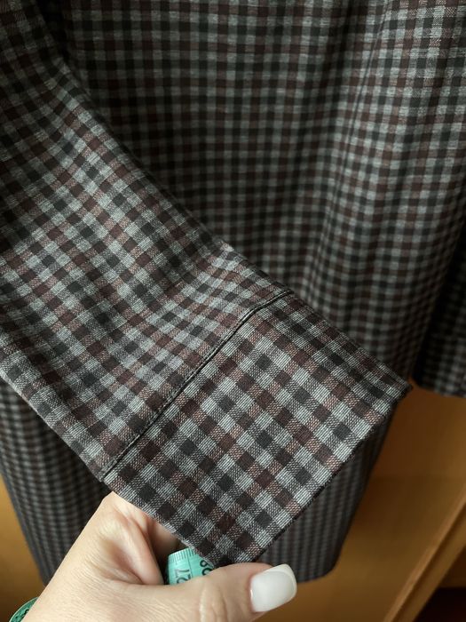 Сукня в клітинку сірого кольору