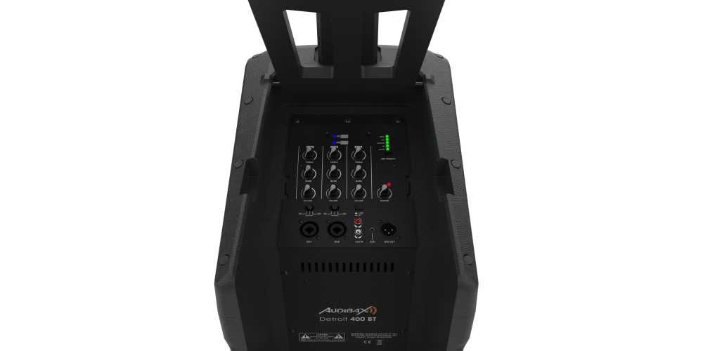 Som Imponente. Transporte Fácil. Conheça a Coluna PA Detroit 400W e BT