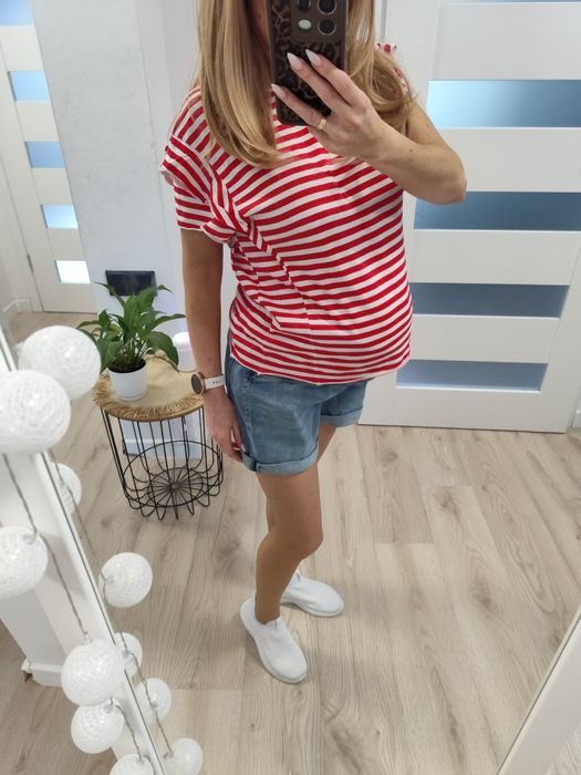 Jeansowe spodenki ciążowe H&M MAMA
