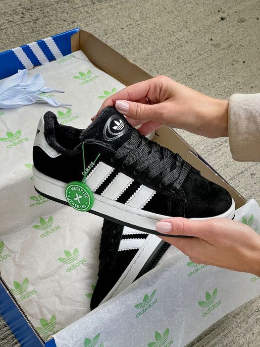 Зимові кросівки Adidas Campus 00s Black Адидас Кампус зимние