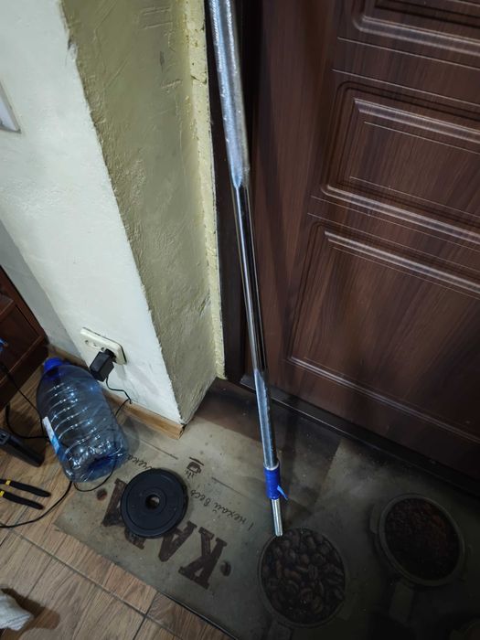 Штанга: два грифи та набір диски + 1 гриф для гантелі