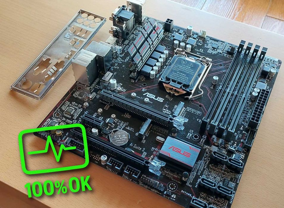 Motherboard ASUS PRIME B250M-PLUS para Intel 6/7 gen