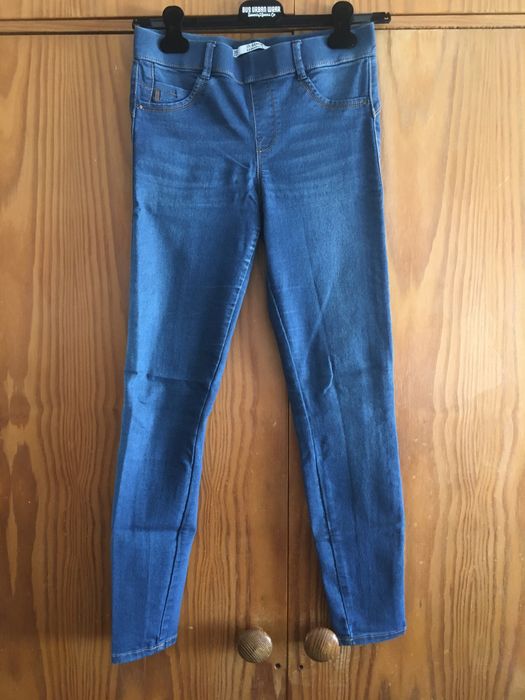 Calças elásticas Lefties Denim ganga azul Número 36
