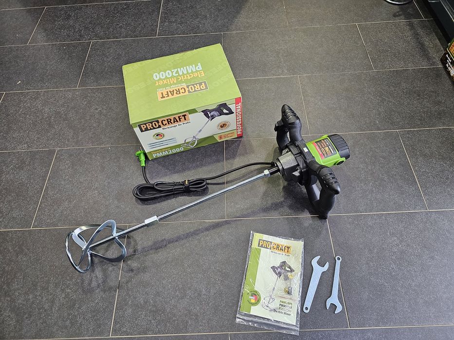 Миксер строительный ProCraft PMM2000 Professional Гарантия Медная Обм.