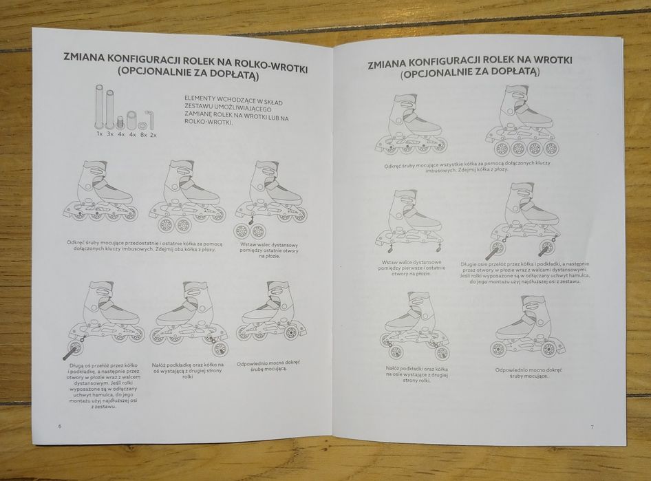 Rolko - wrotki 3w1 Raven