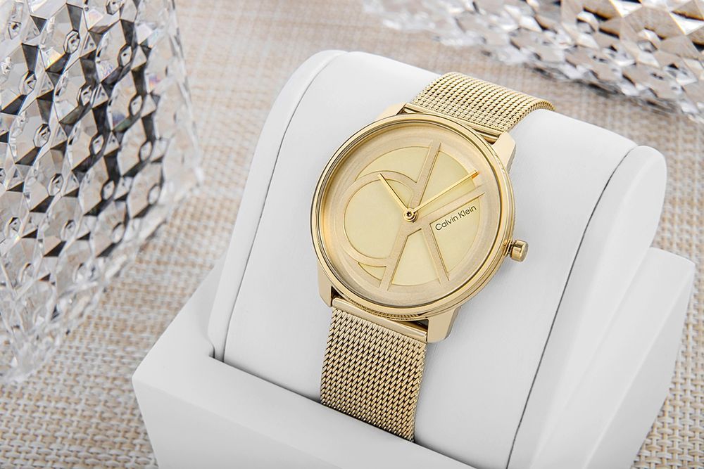 Zegarek Damski CALVIN KLEIN Iconic Mesh  + BOX prezent
