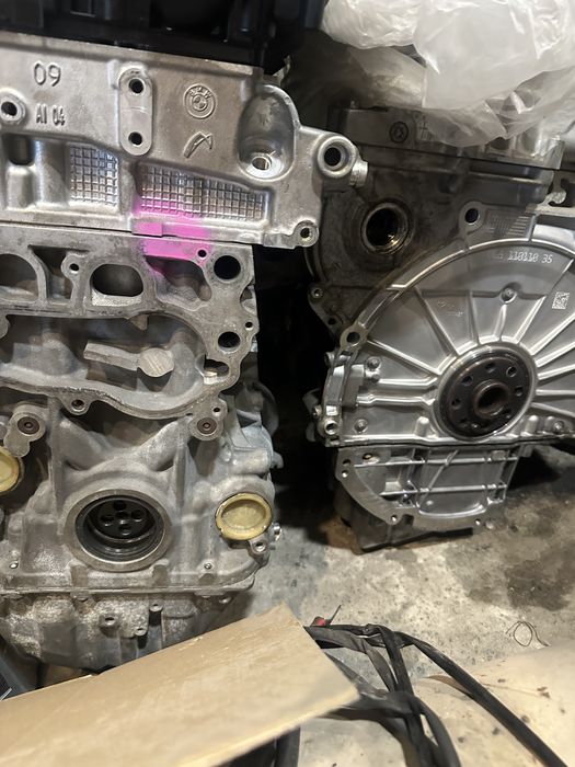 Мотор BMW B47 в не рабочем состоянии