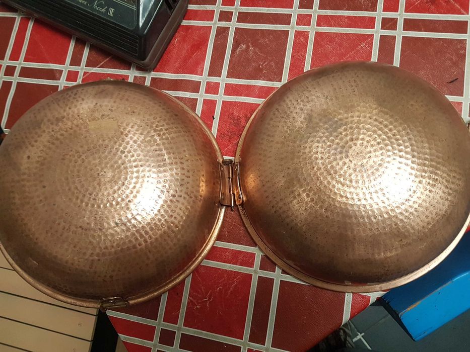 Cataplana antiga cobre