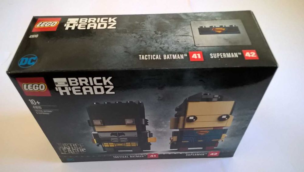 LEGO BrickHeadz DC 41610 Tactical Batman & Superman selado