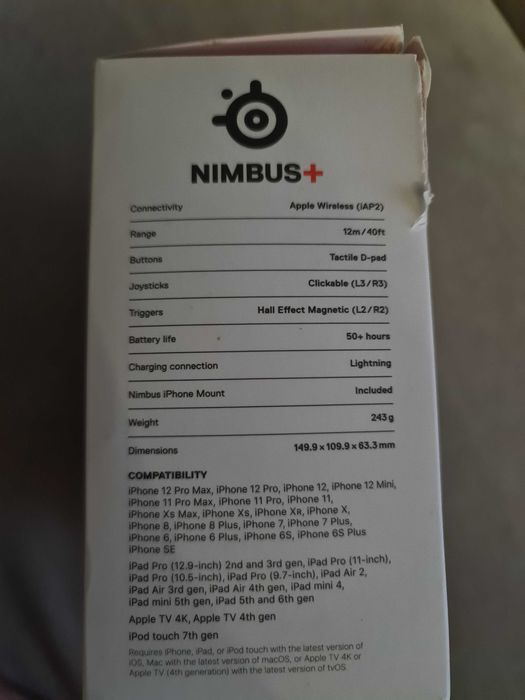 Comando Gaming para Apple iPhone etc da Steelseries Nimbus+