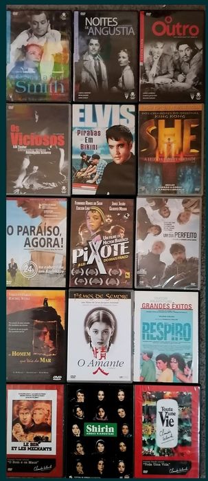 LOTE (25) lote de 134 DVD's Originais