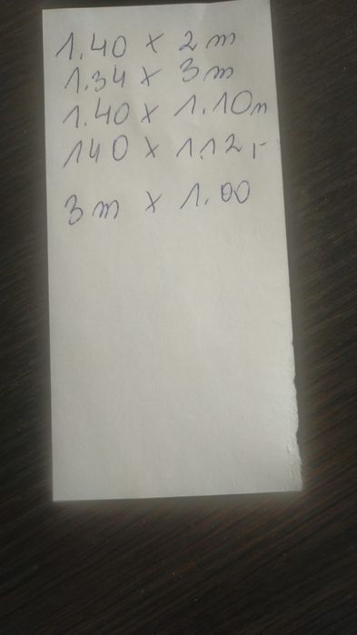 Krawiectwo materiał  tkanina szycie 5 kawałków