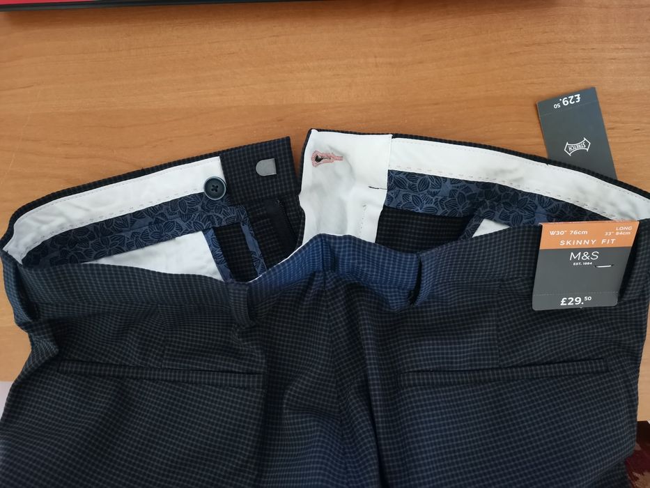 Приталенные брюки Skinny Fit marksandspencer 29/32