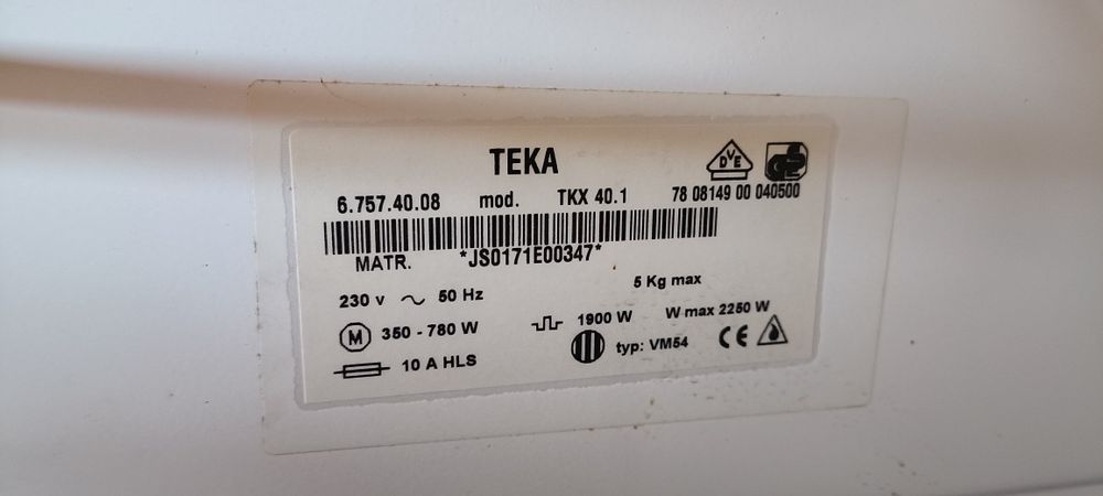 Máquina lavar roupa TEKA