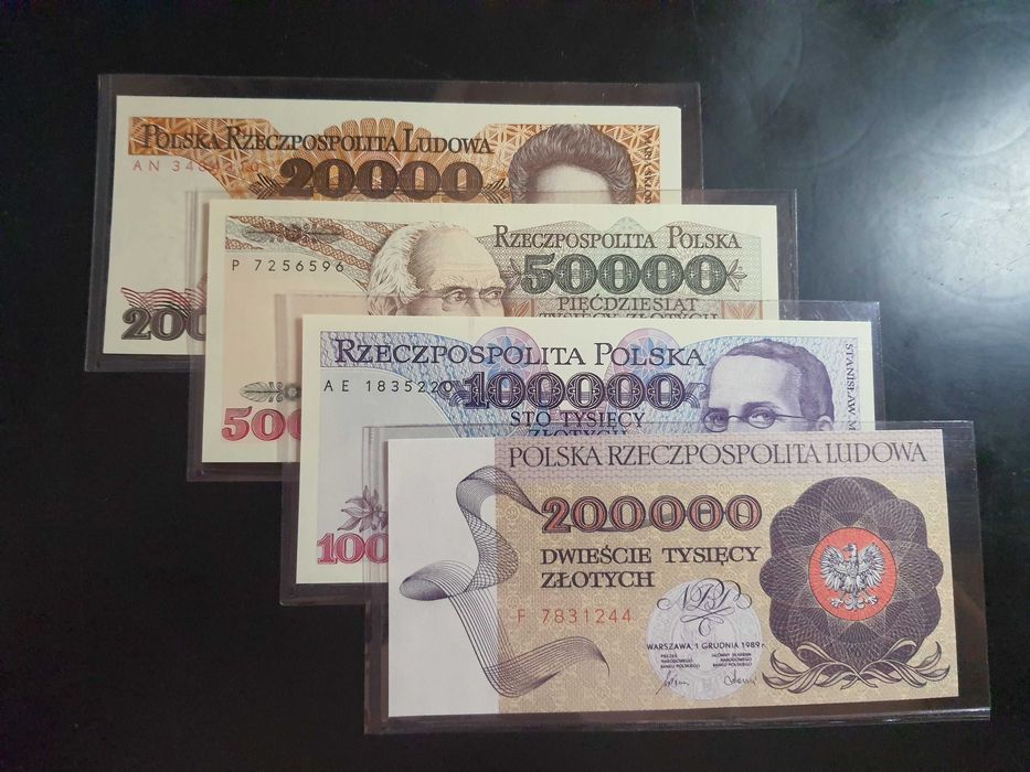 Zestaw banknotów PRL 17 szt. stan UNC !!!