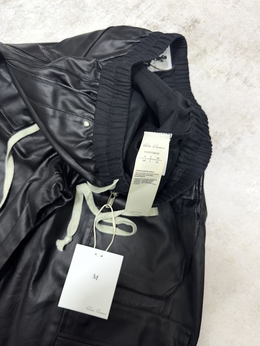 RICK OWENS waxed jeans джинси рик овенс cargo bella штаны чорні широкі