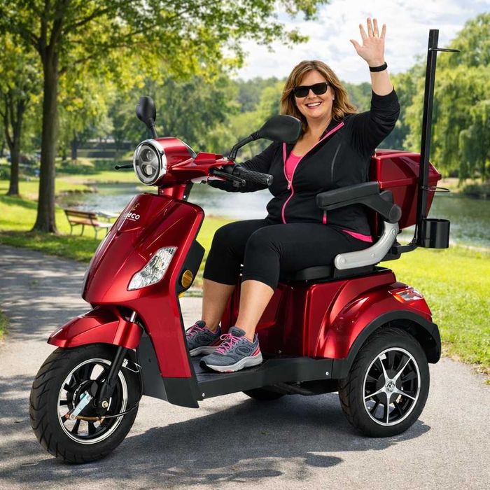 RATY 0% Skuter inwalidzki elektryczny 25 km/h automat hamulce TERENOWY