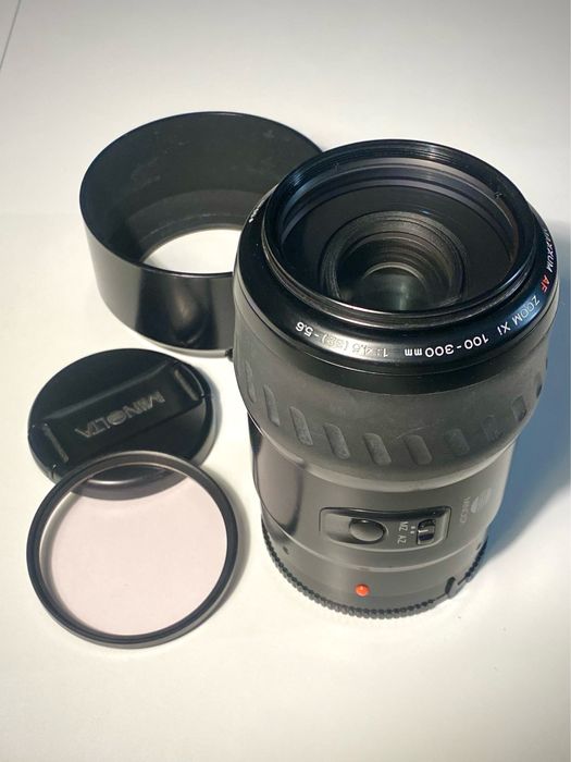 Obiektyw Minolta AF Zoom 100-300mm 4.5-5.6 Sony A Japan Jak Nowy Tanio