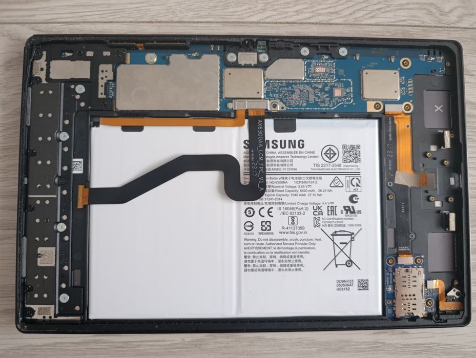Płyta główna i bateria Samsung galaxy TAB A8 SM-X200