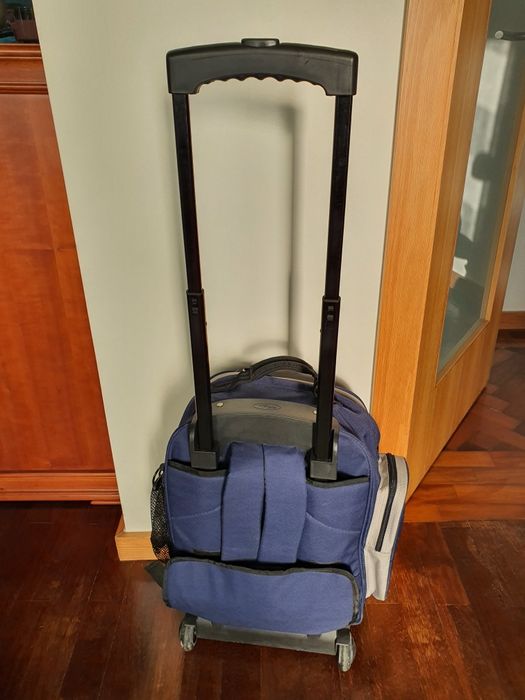 Mochila com rodas para viagem