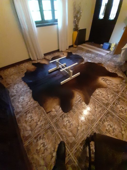 Mesa de sala 64 por 64 e 34 altura