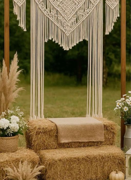 Солома, тюки соломи, солома для декору