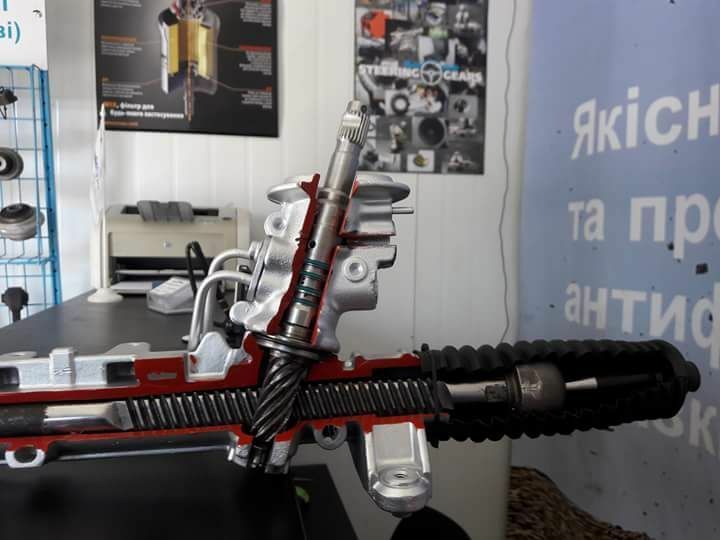 ремонт реставрація реставрацыя рулевой рульової рейки электро рідро
