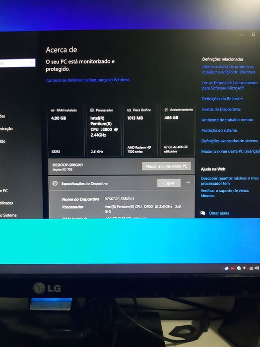 Torre Pc acer aspire 500gb Windows10
