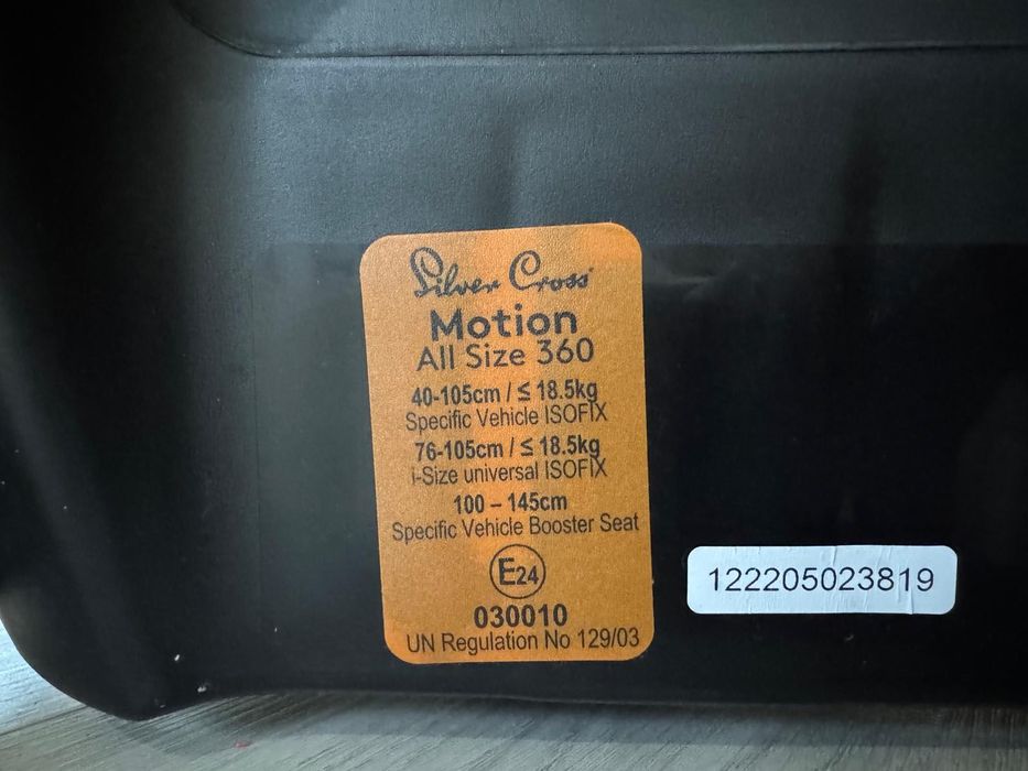 Fotelik dziecięcy silver cross 360