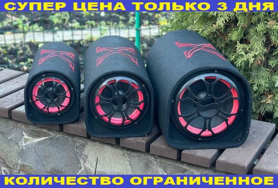 Сабвуфер автомобильный. Активный саб в  машину. Акустика. Колонка.