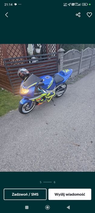Suzuki GSXR 600 zadbany egzemplarz
