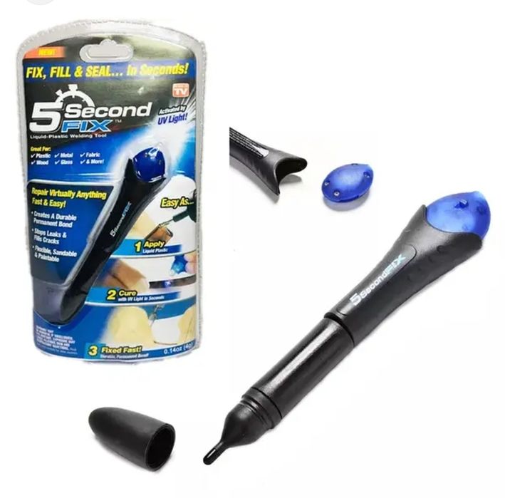 Клей 5 Second Fix для лобового скла авто та іншого у формі фломастера.