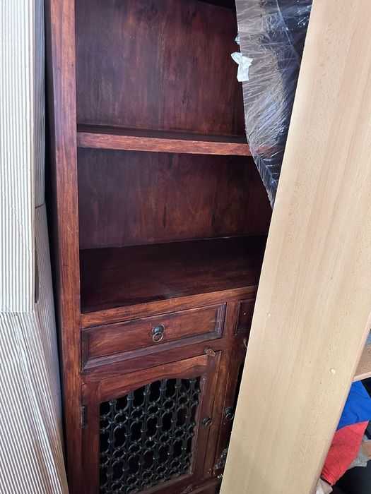 Regał marki almi decor palisander drewno