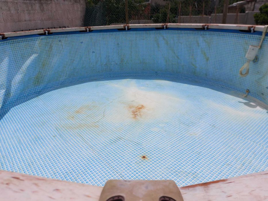 Piscina redonda Intex 5m x 1.2m com filtro de areia e cobertura